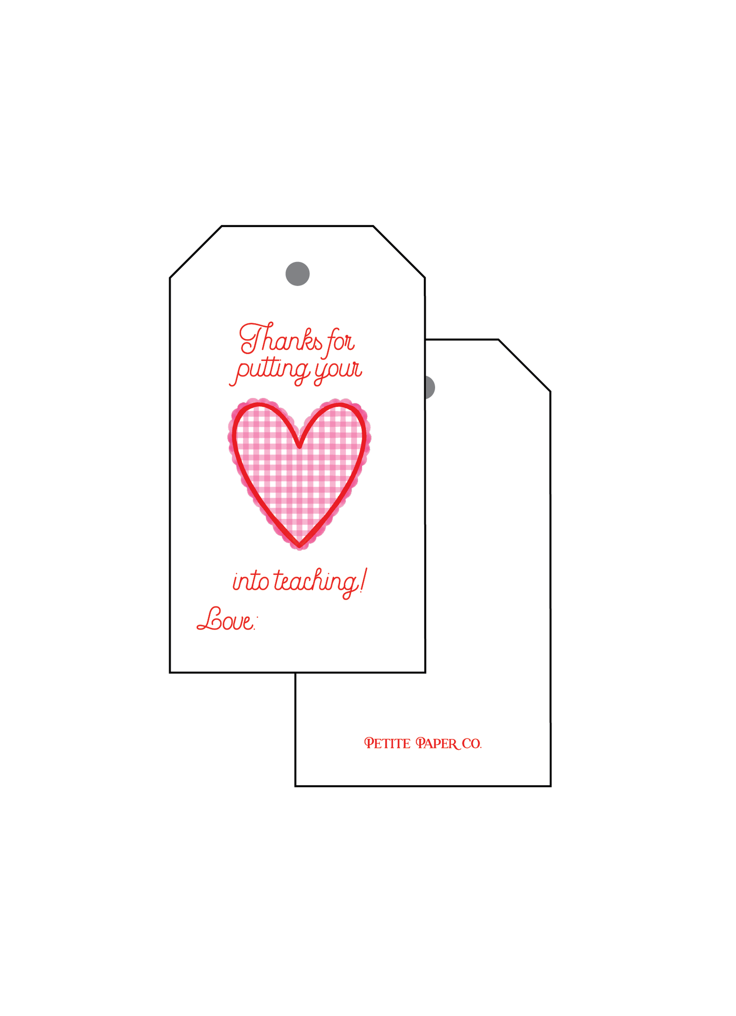 Teaching Gift Tag