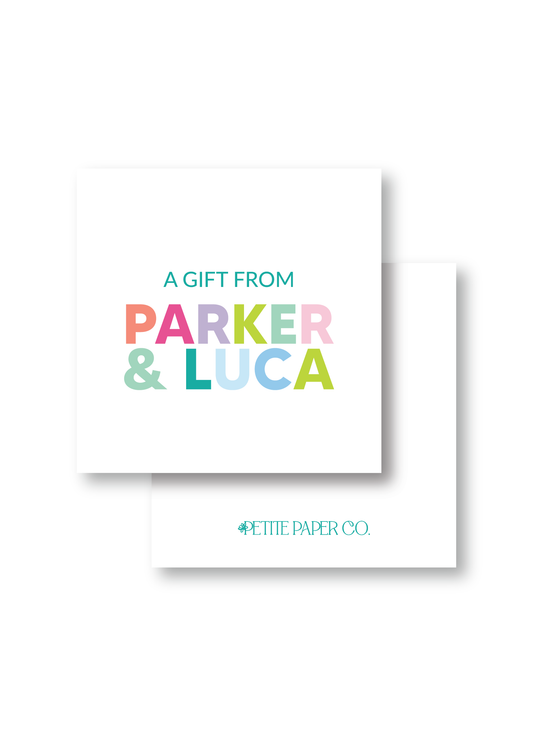 A Gift From Gift Tag