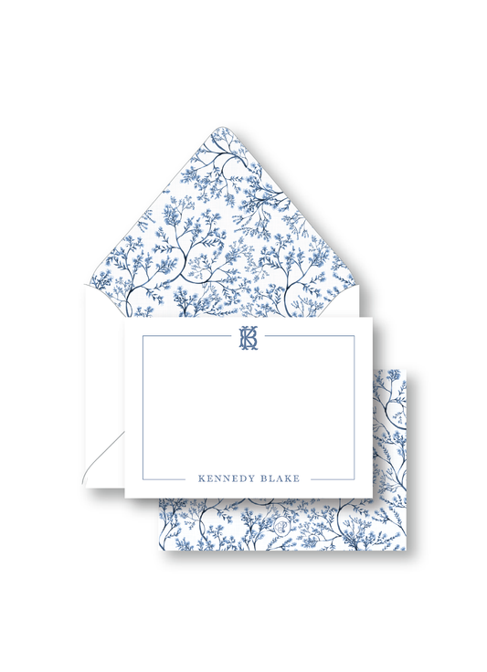 Blue Garden Stationery