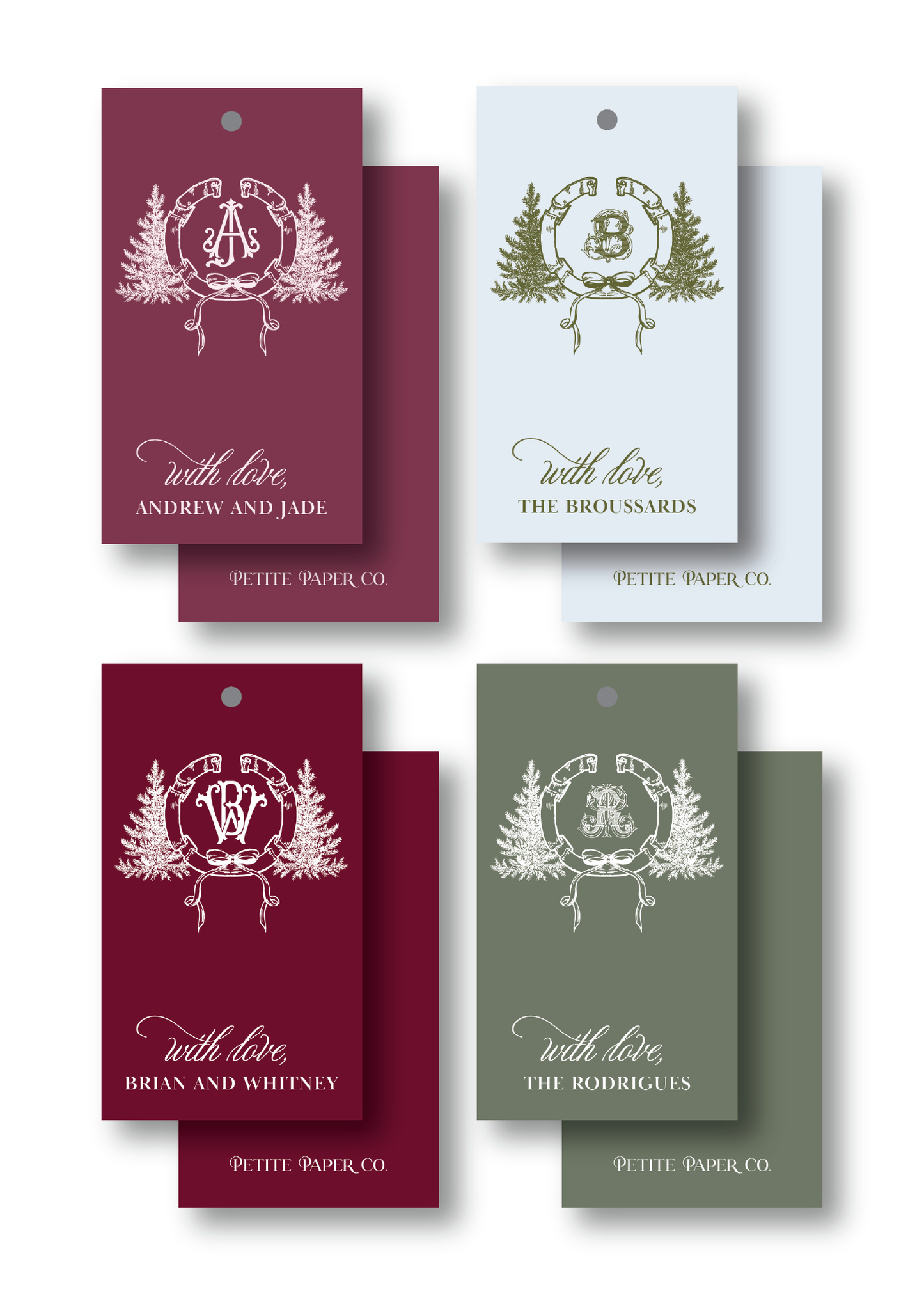 Tree Crest Gift Tag