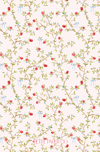 Pink Holiday Chinoiserie