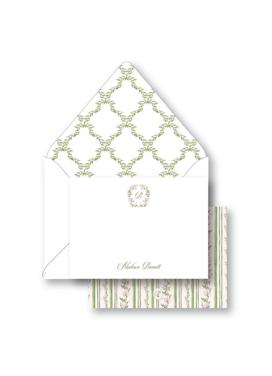 Ivy Stripe Stationery