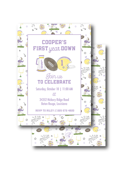 LSU Birthday Invitation