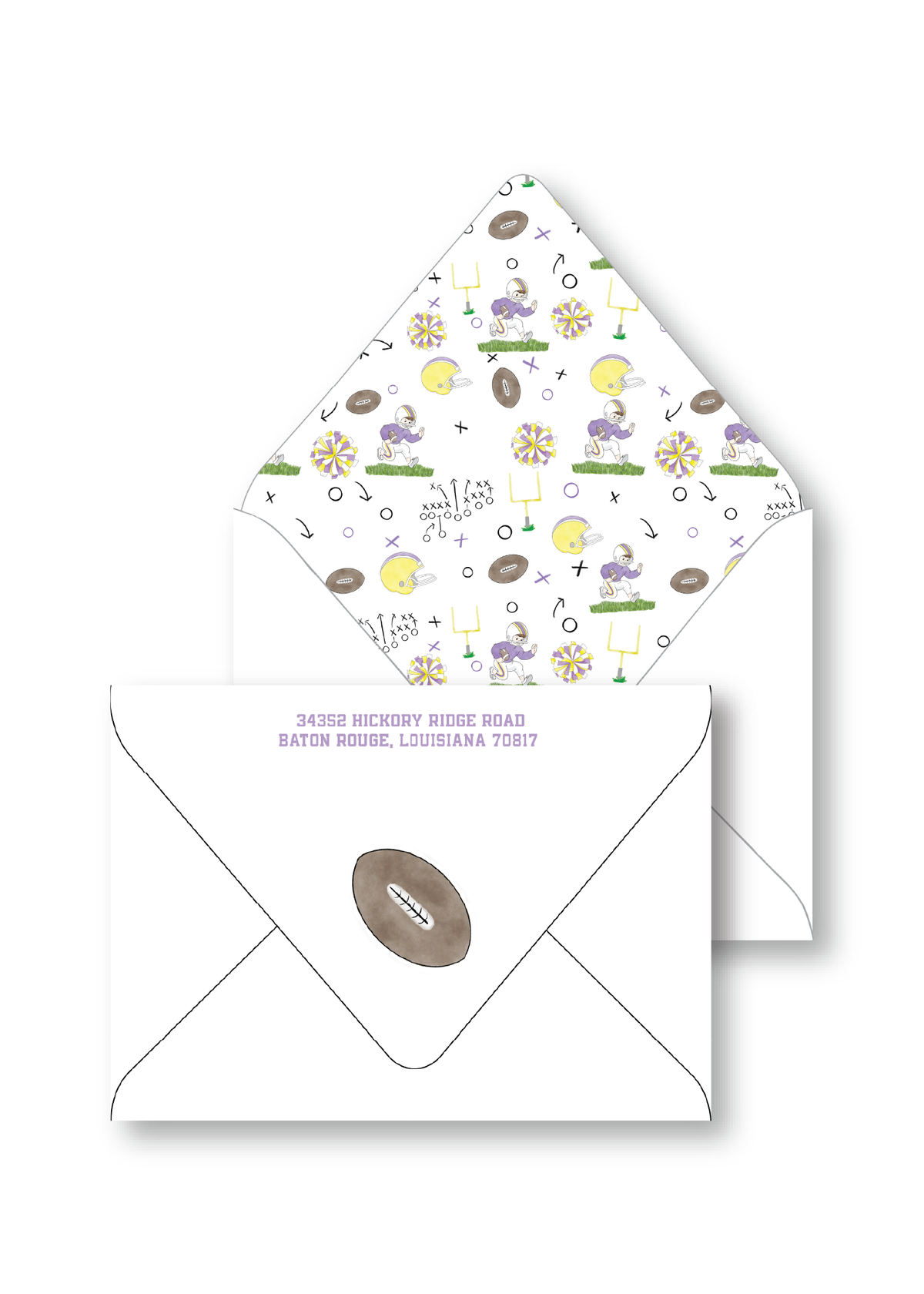 LSU Birthday Invitation