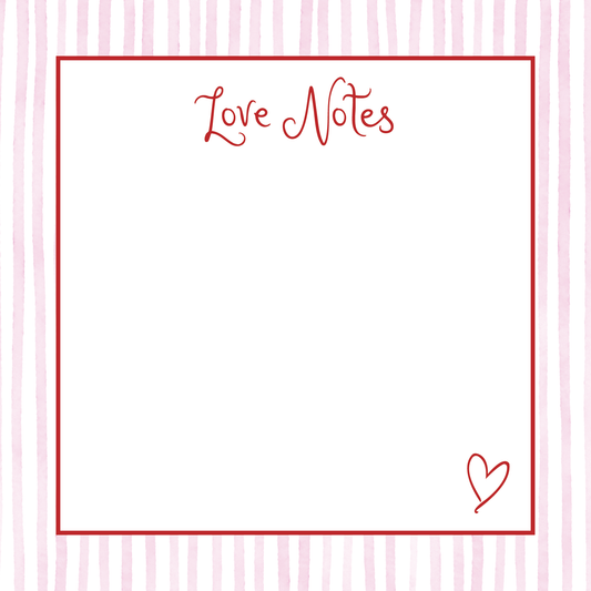 Love Notes Notepad