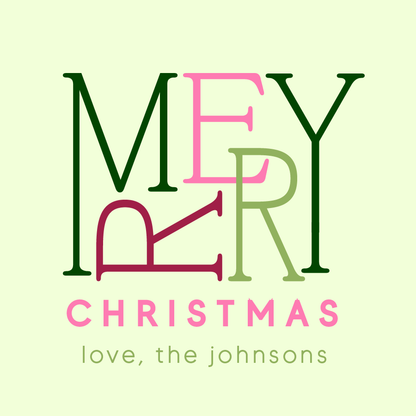 Merry Gift Tag