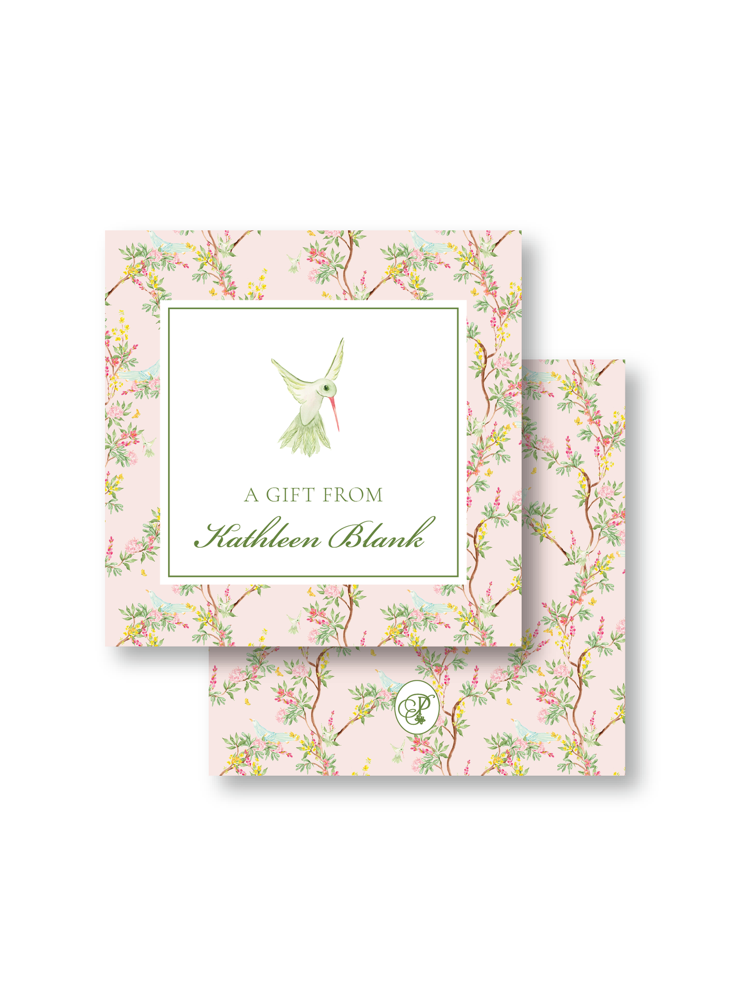 Parisian Chinoiserie Gift Tag