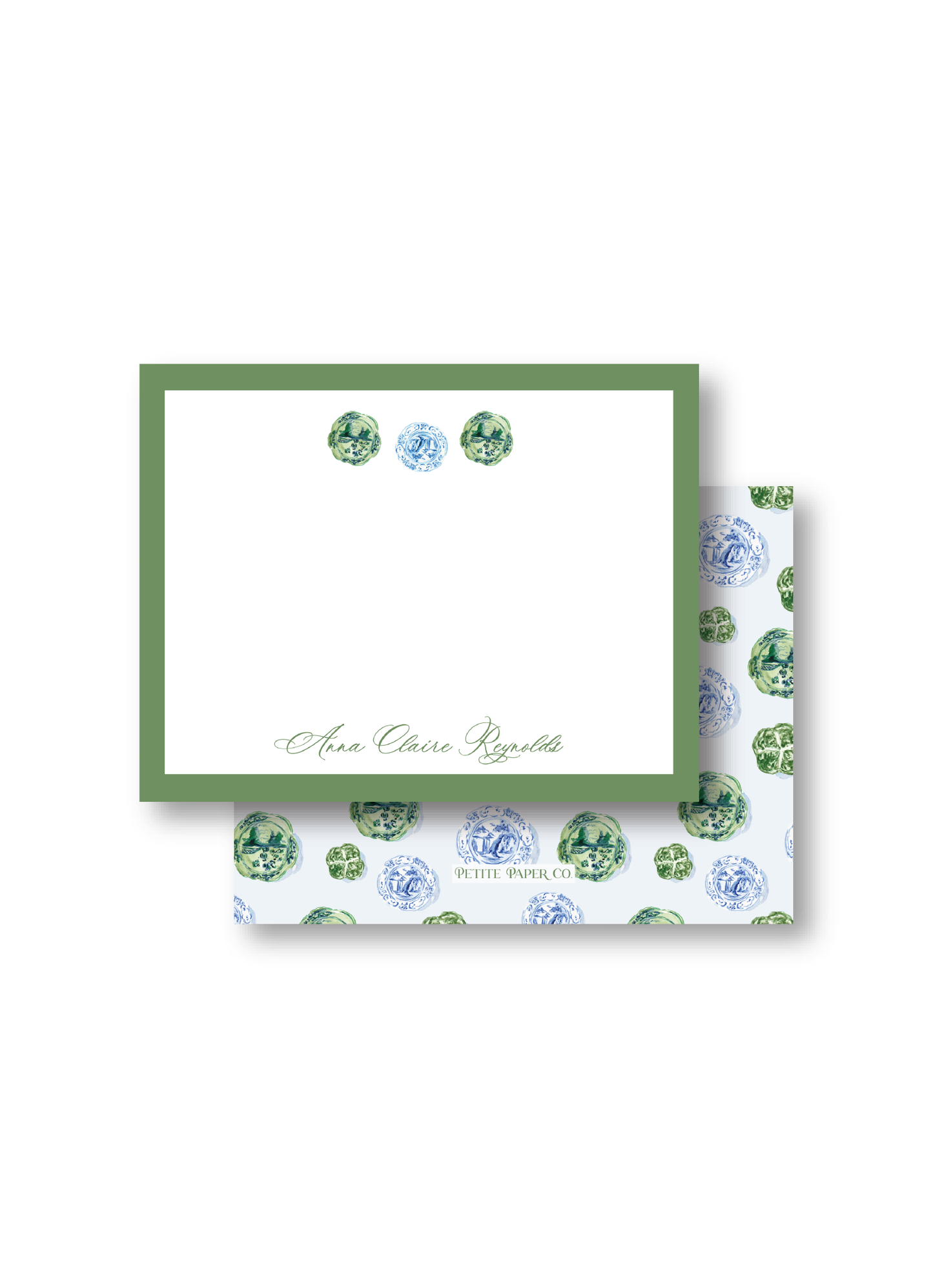 Porcelain Plate Stationery