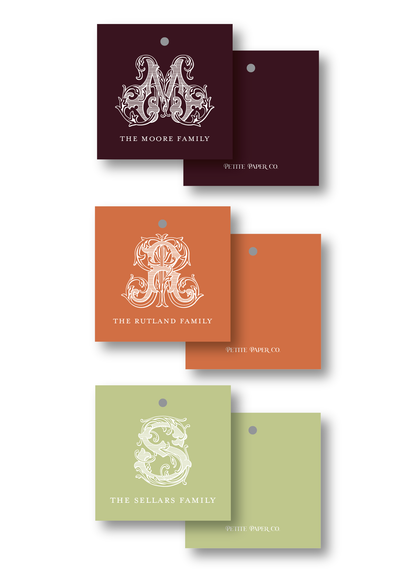 Vintage Vine Gift Tag